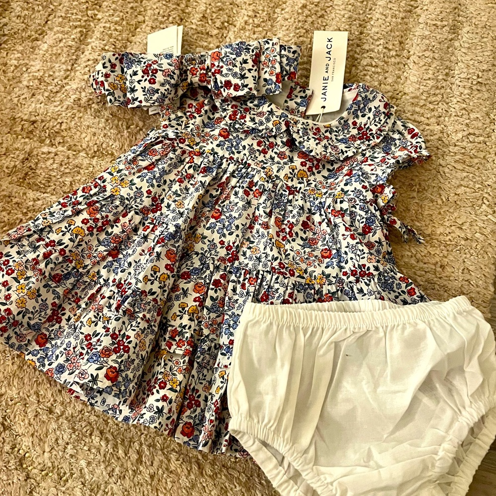 NWT Janie and Jack Dress 0-3 month